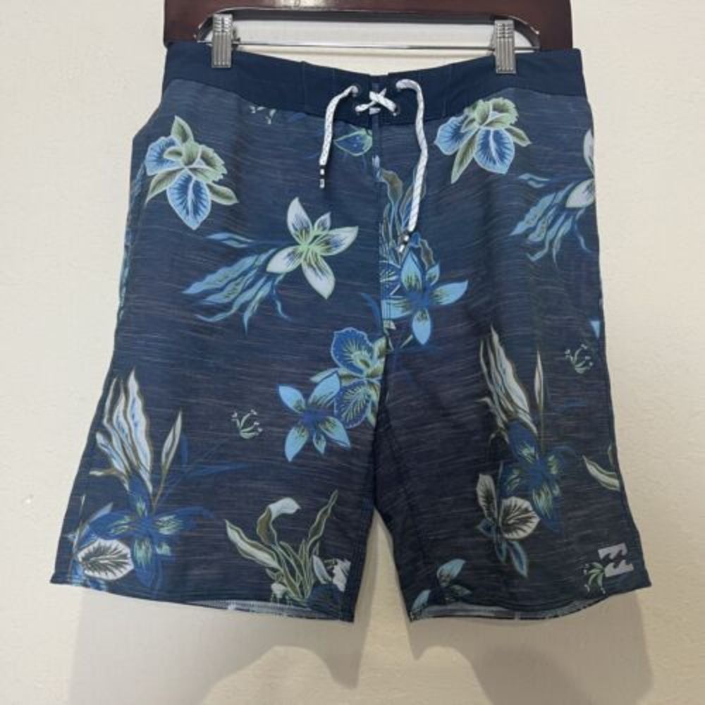 Billabong Board‎ Shorts Mens 30 Blue Swim Trunks Pool Platinum X Sundays